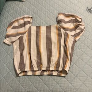 Show Me Your MuMu Multicolor Striped Blouse